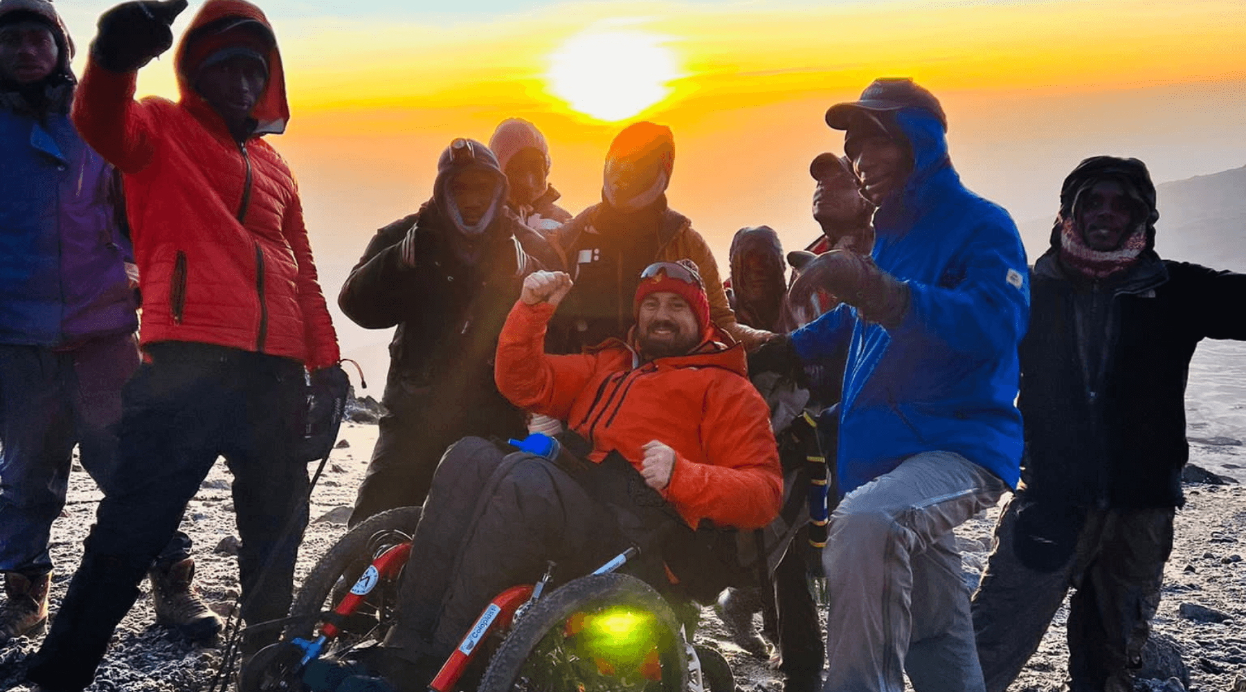 Inspirational GTC Customer Summits Kilimanjaro in Specially Adapted Wheelchair and Armed with Satellite Tracker and Phone - GTC