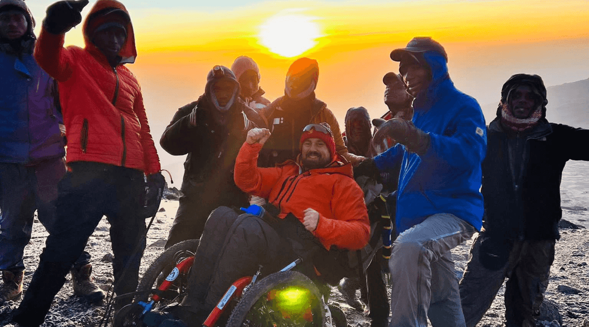 Inspirational GTC Customer Summits Kilimanjaro in Specially Adapted Wheelchair and Armed with Satellite Tracker and Phone - GTC