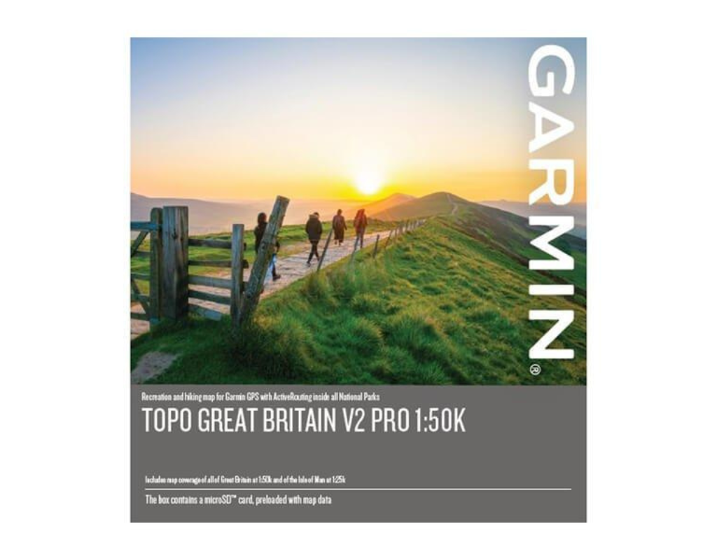 Garmin TOPO Great Britain v2 PRO 1-50k