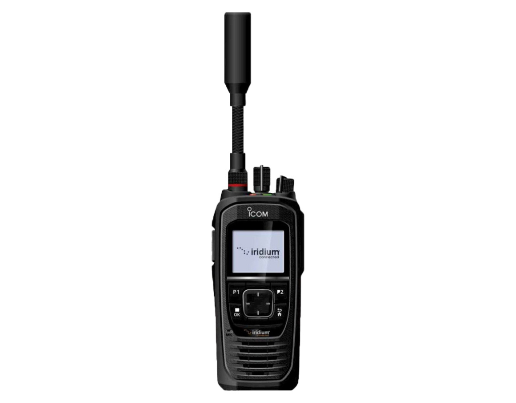 Iridium push-to-talk radio device