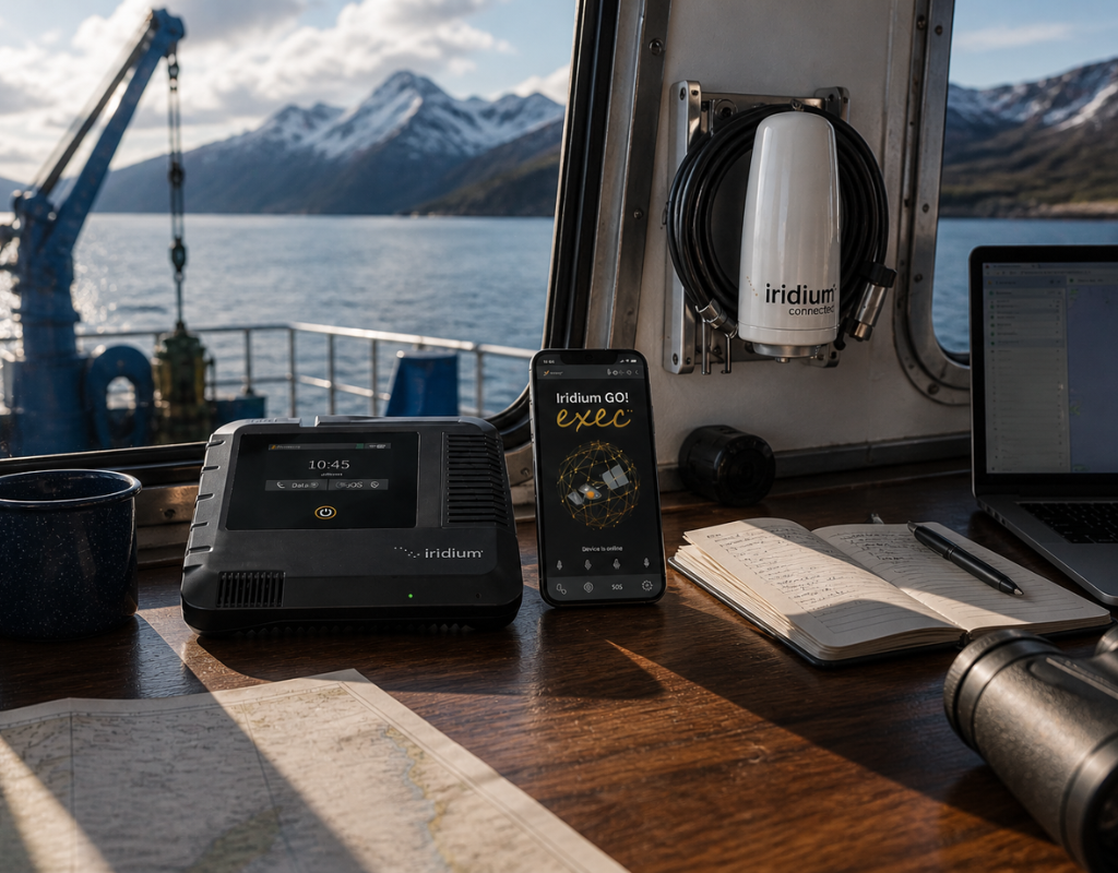 Iridium GO! exec® Fixed Antenna Bundle - GTC