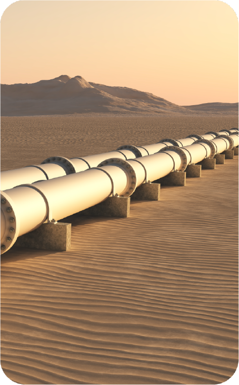 Utility workers inspecting and maintaining remote energy infrastructure supported by satellite networks