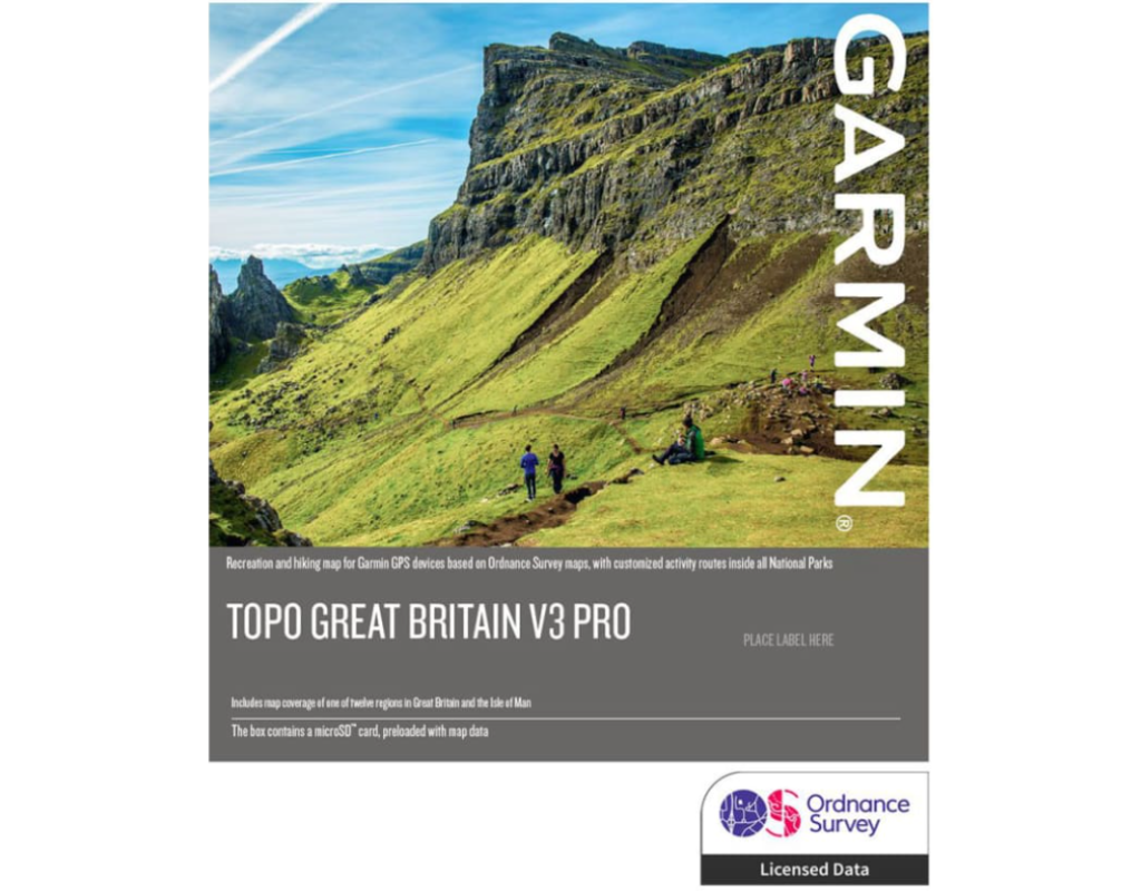 Garmin TOPO Great Britain v3 PRO 1:25K