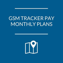 Load image into Gallery viewer, GSM Trackers Pay Monthly Plans