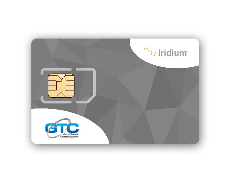 Iridium pay as you go, contract SIM card